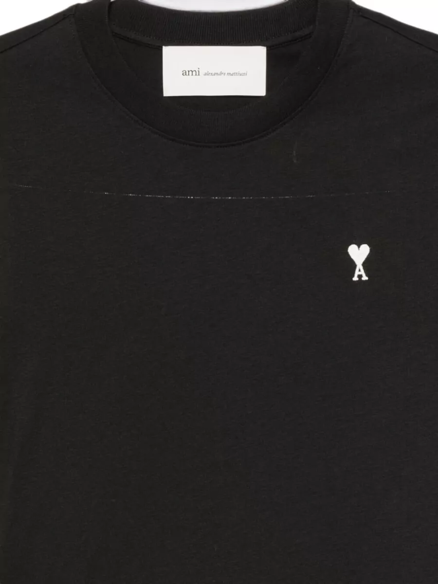 Ami Paris Cotton Long-Sleeve T-Shirt