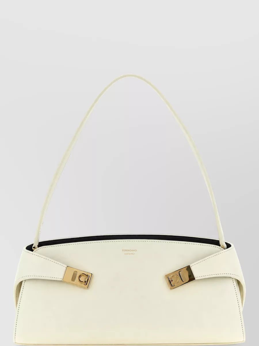 Ferragamo the hug bag leather clutch bag