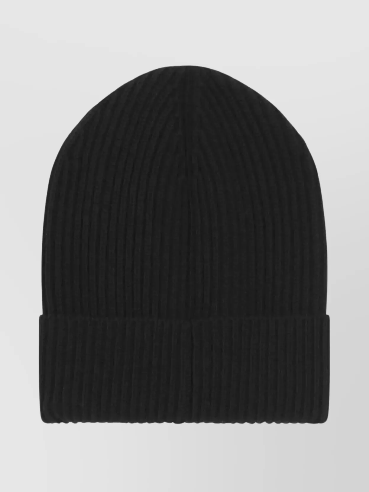 Dolce & Gabbana Knitted Wool And Cashmere Hat Accessories In Black
