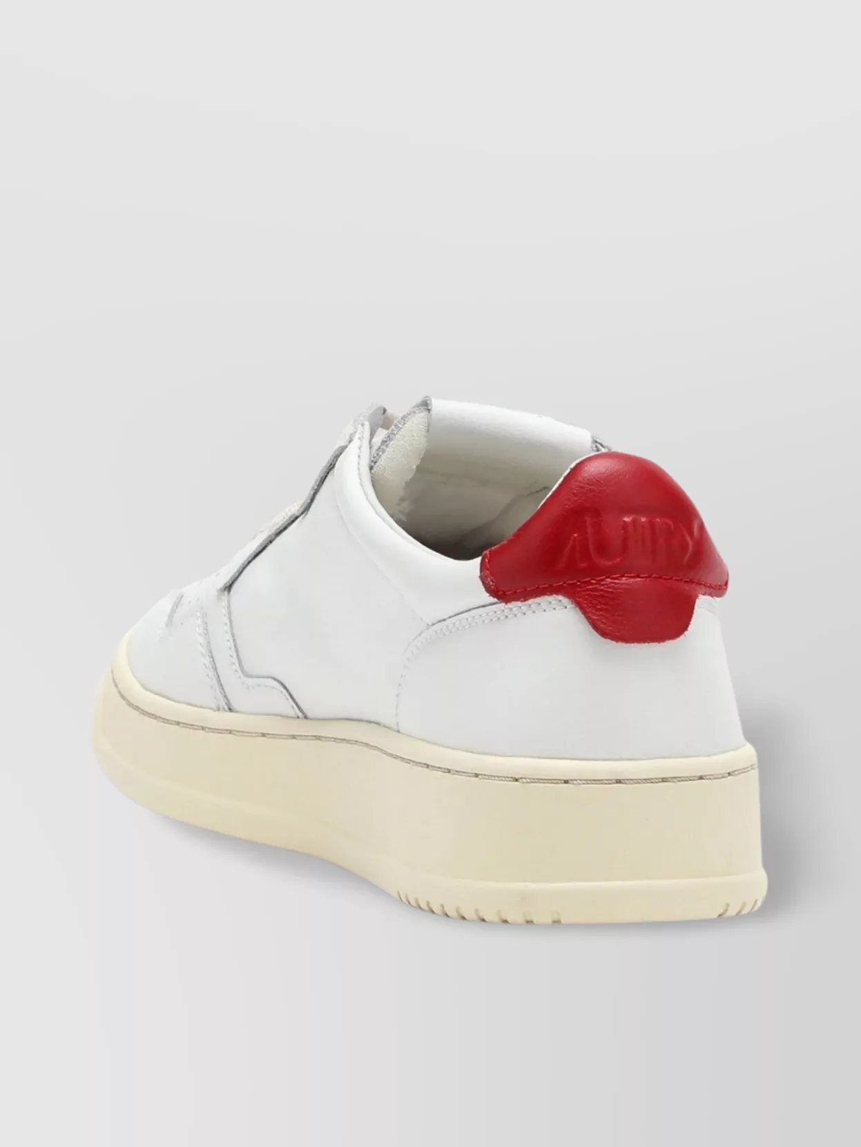 Autry Top White Red Sneakers In White