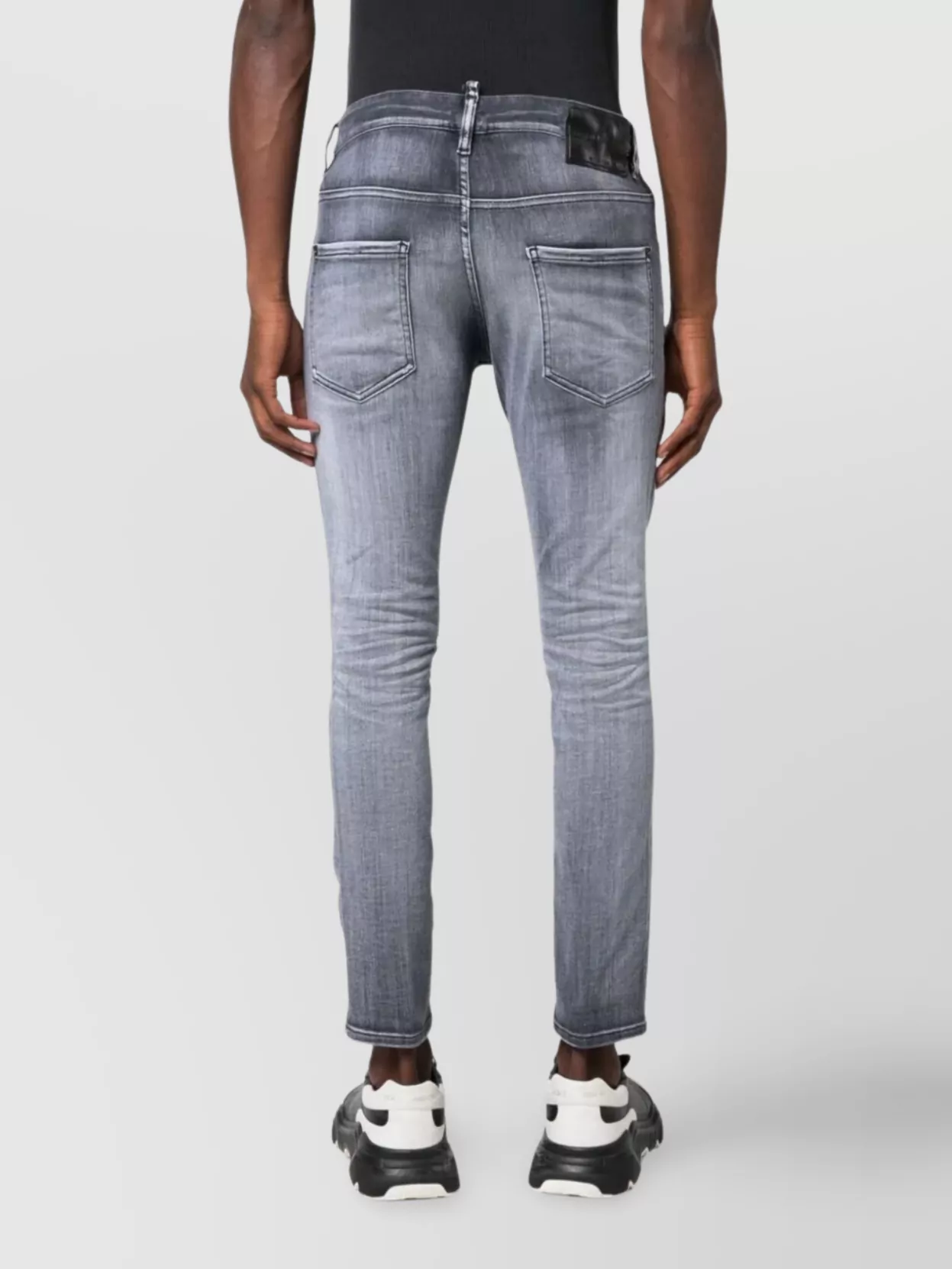 Dsquared2 Skate Jeans Washed-out Effect In Blue