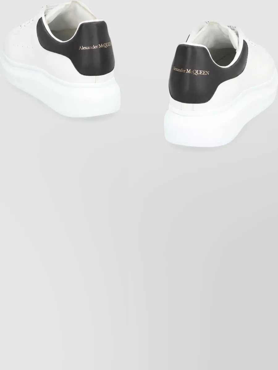 Mc Queen Leather chunky low-top sneakers