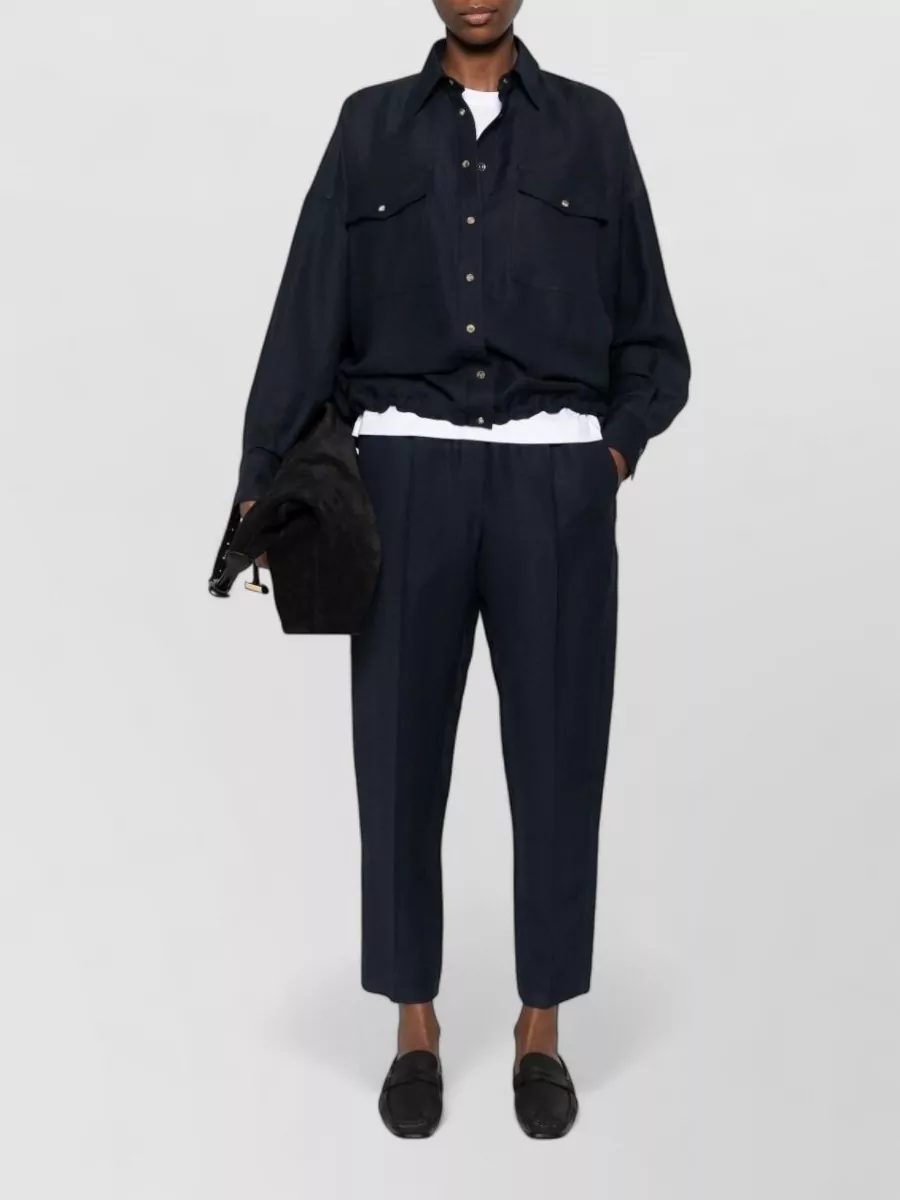 Brunello Cucinelli Cropped Trousers