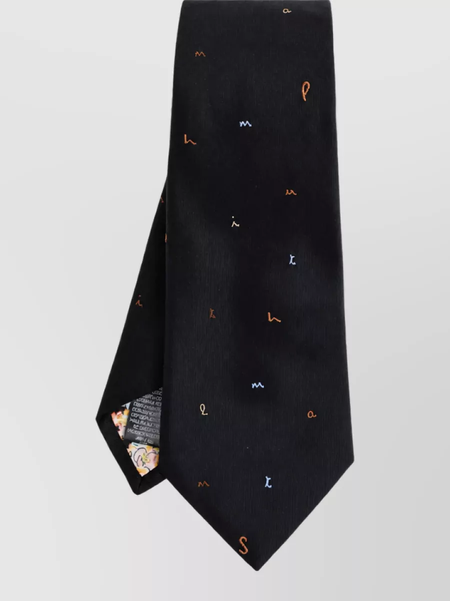 Paul Smith silk printed tie