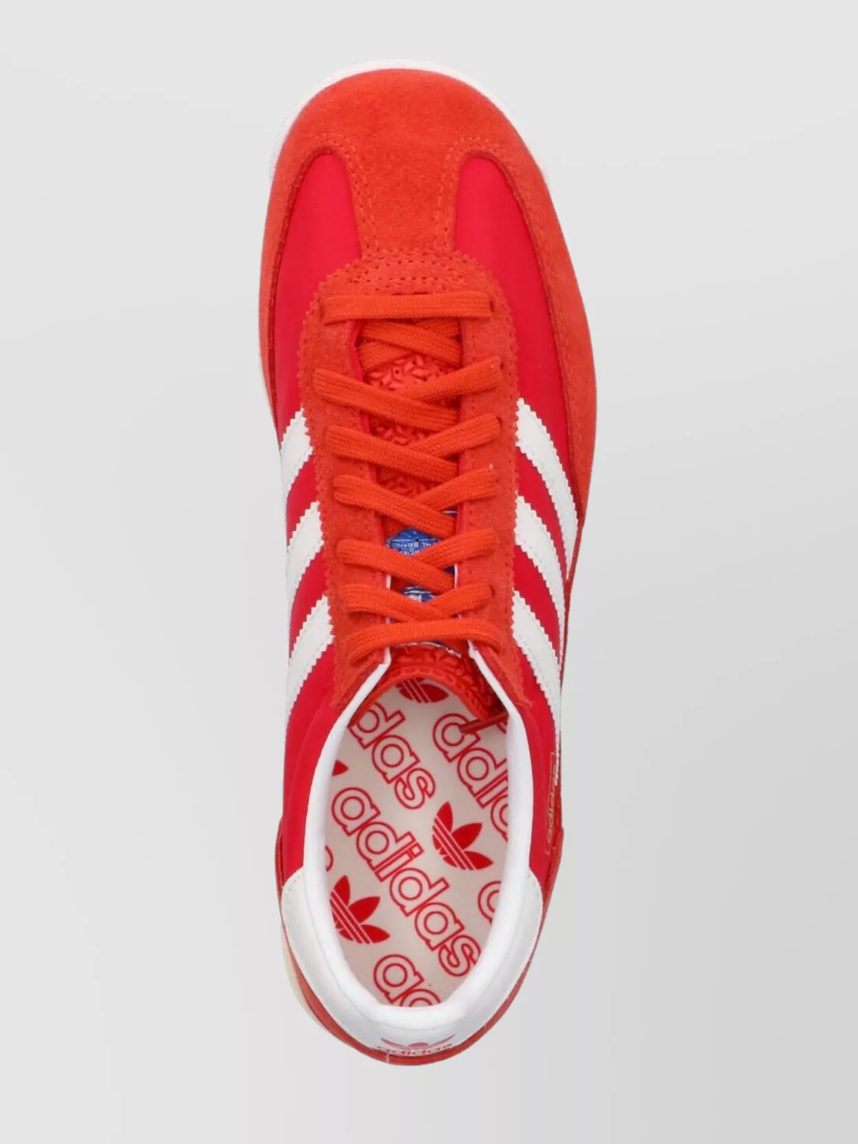 Adidas Low Top Sneakers With Rubber Sole And Suede Overlays