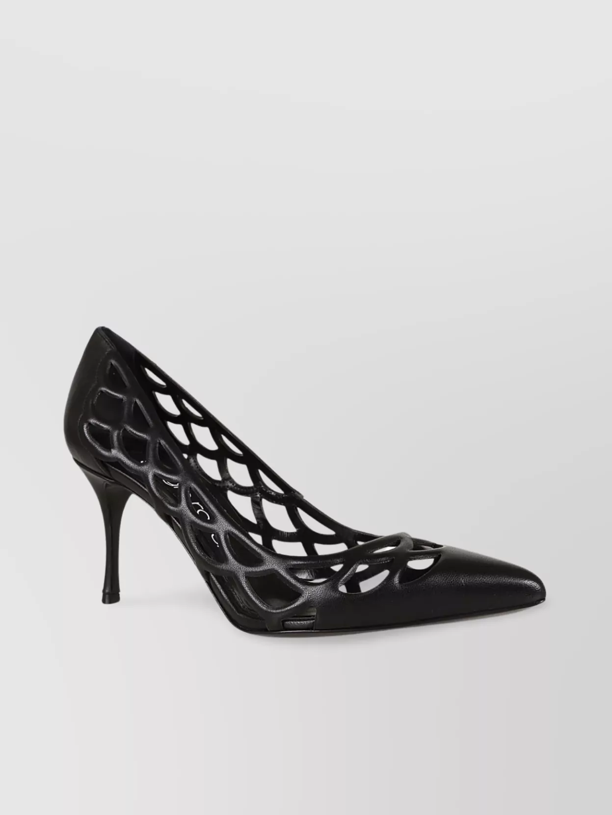 Shop Sergio Rossi 75 Cut-out Pointed Toe Stiletto Pumps