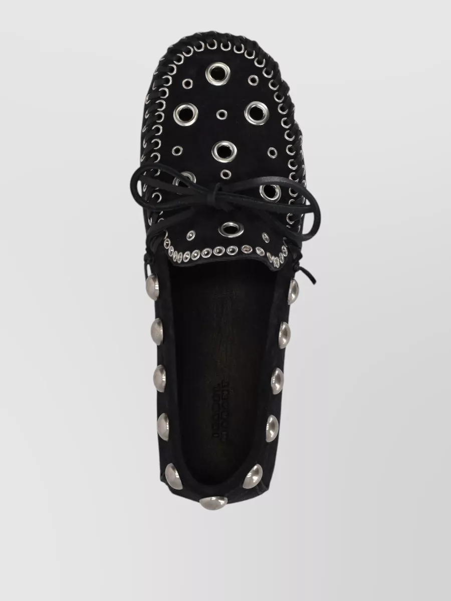 Isabel Marant Suede Leather Lace-Up Shoes
