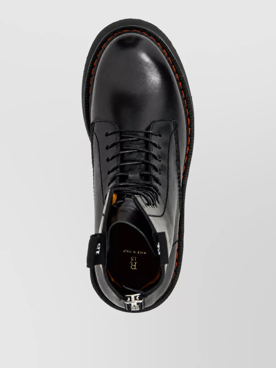 R13 Leather Combat Boots