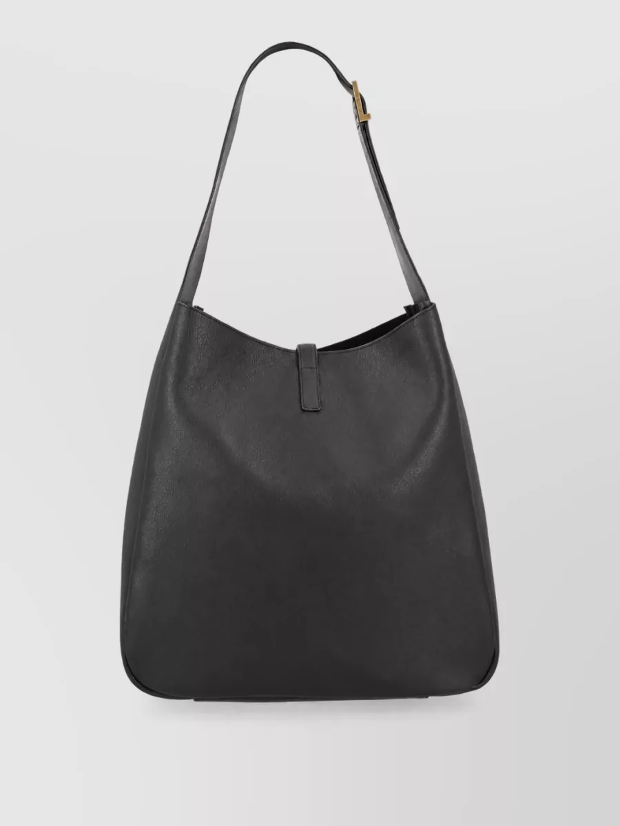 Saint Laurent Le 5 À 7 Large Leather Tote Bag