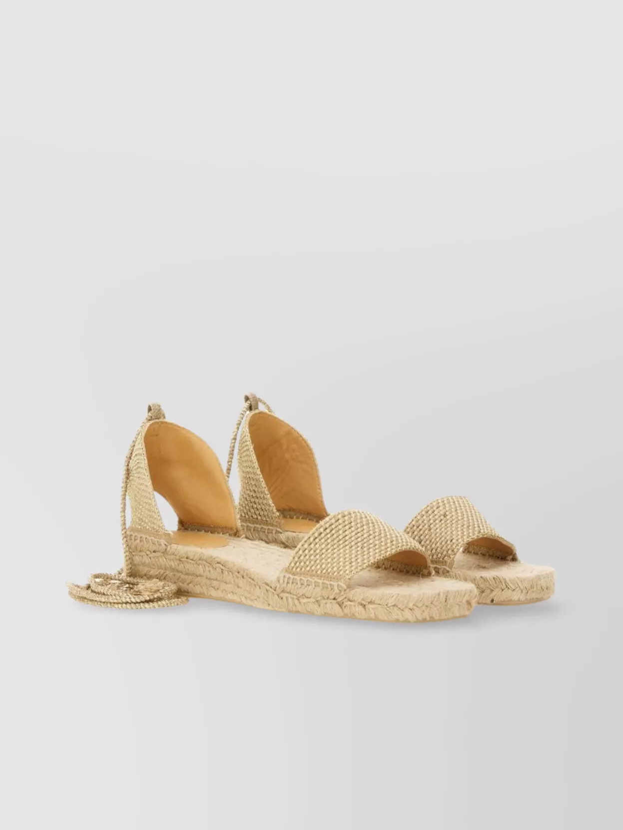 Shop Castaã±er "woven Texture" Open Toe Espadrille
