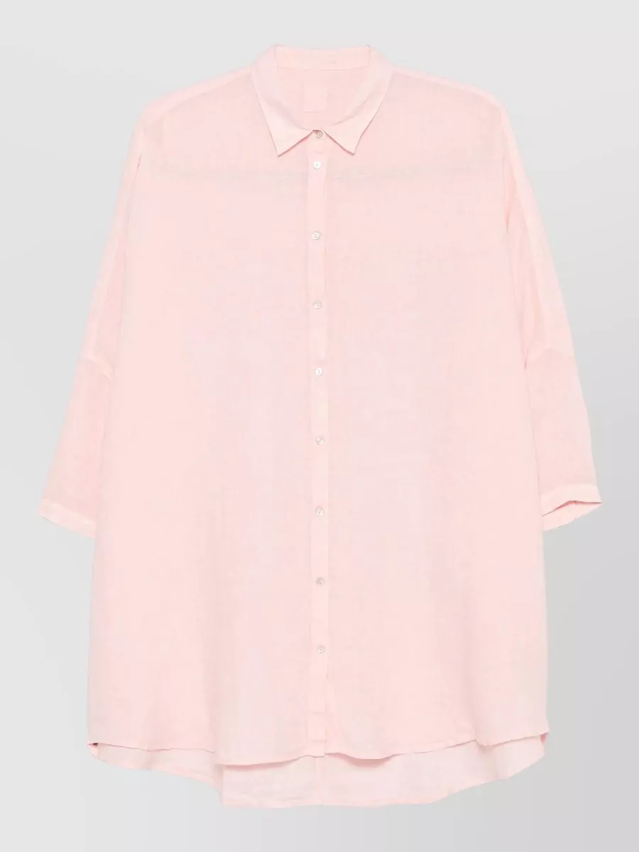 120% Lino Linen short-sleeve shirt