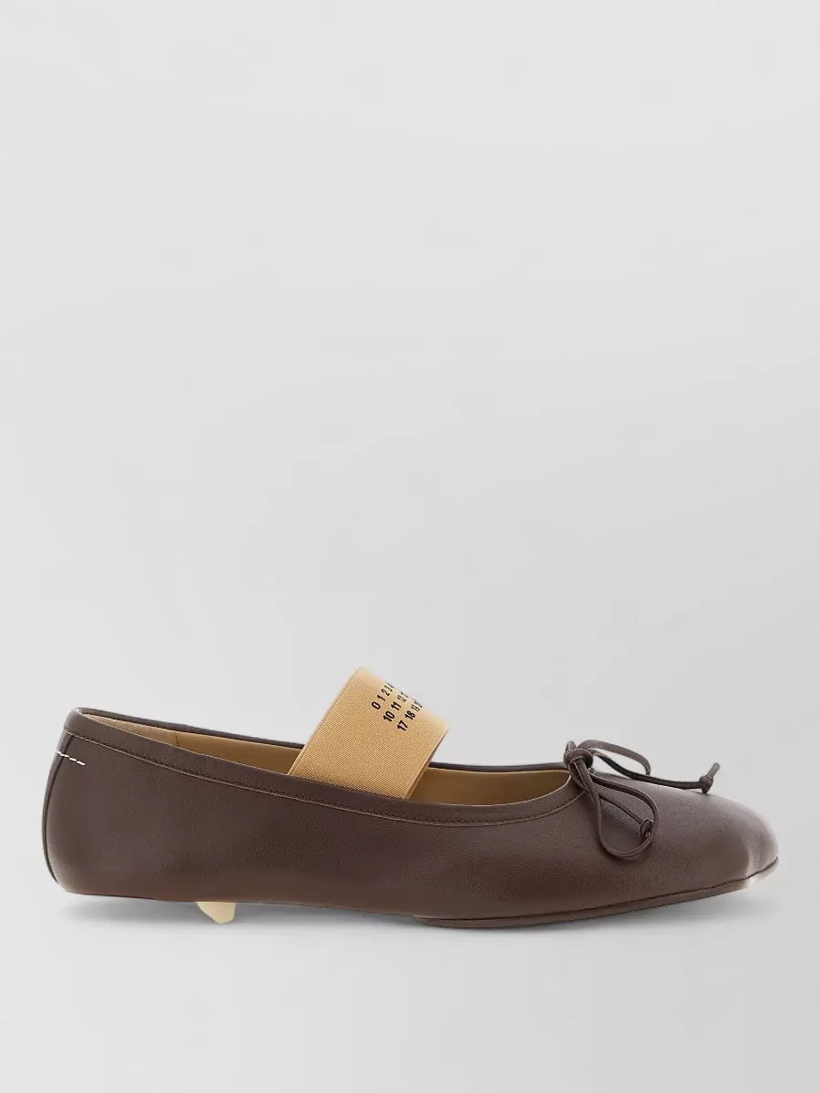 Mm6 Maison Margiela Numeric Anatomic Ballerina Flats Bow Detail