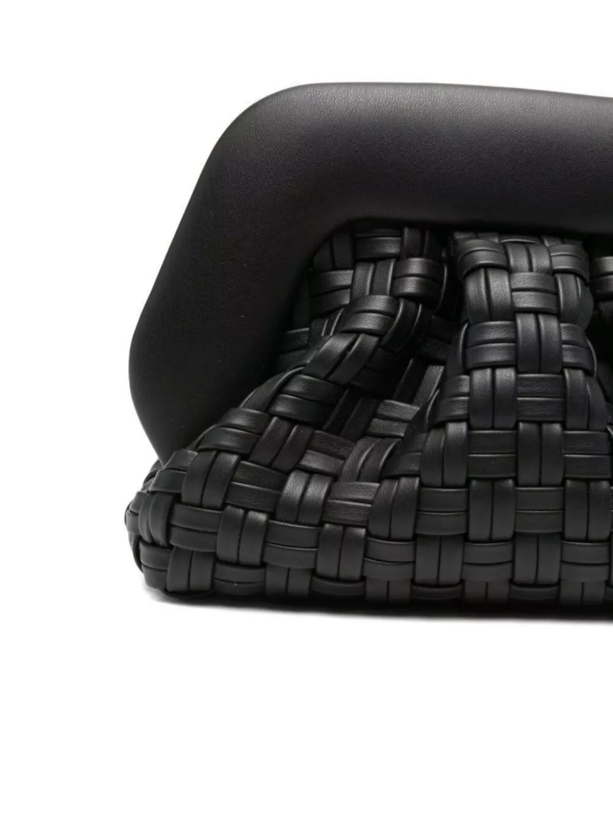 Themoiré Braided Leather Clutch Bag And Strap