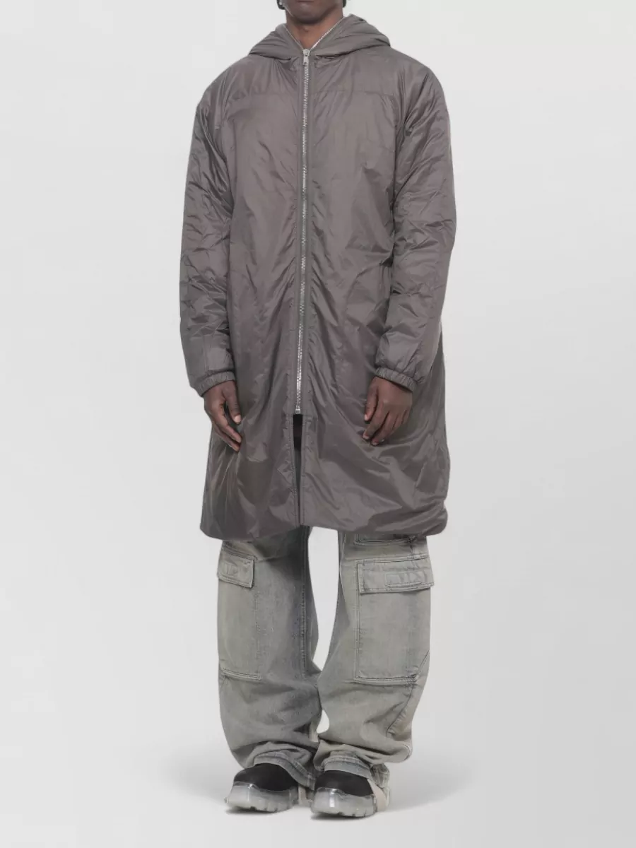 Rick Owens Drkshdw Jacket Elastic Cuffs Long Sleeves Pockets