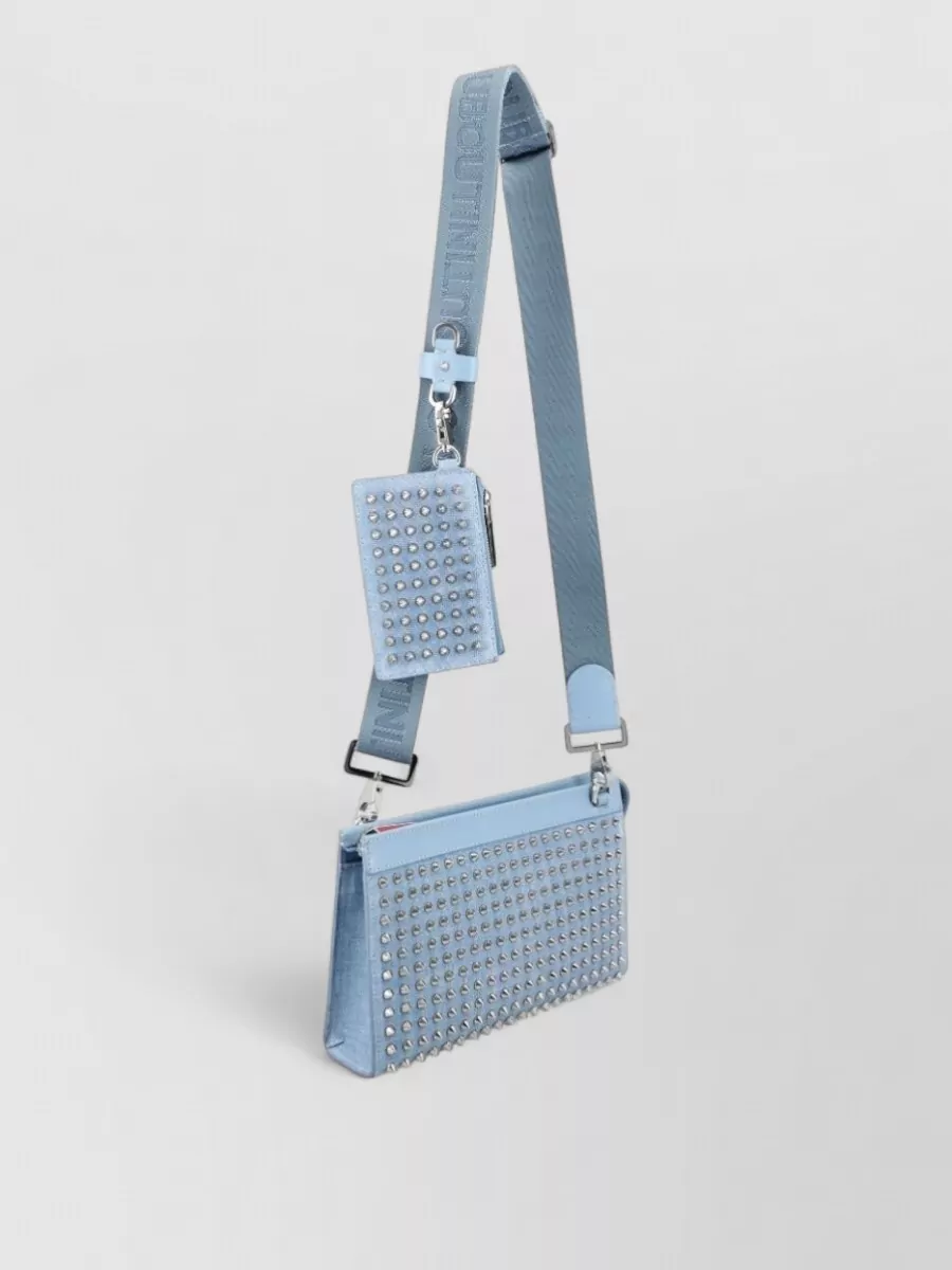 Christian Louboutin Studded Leather Shoulder Bag