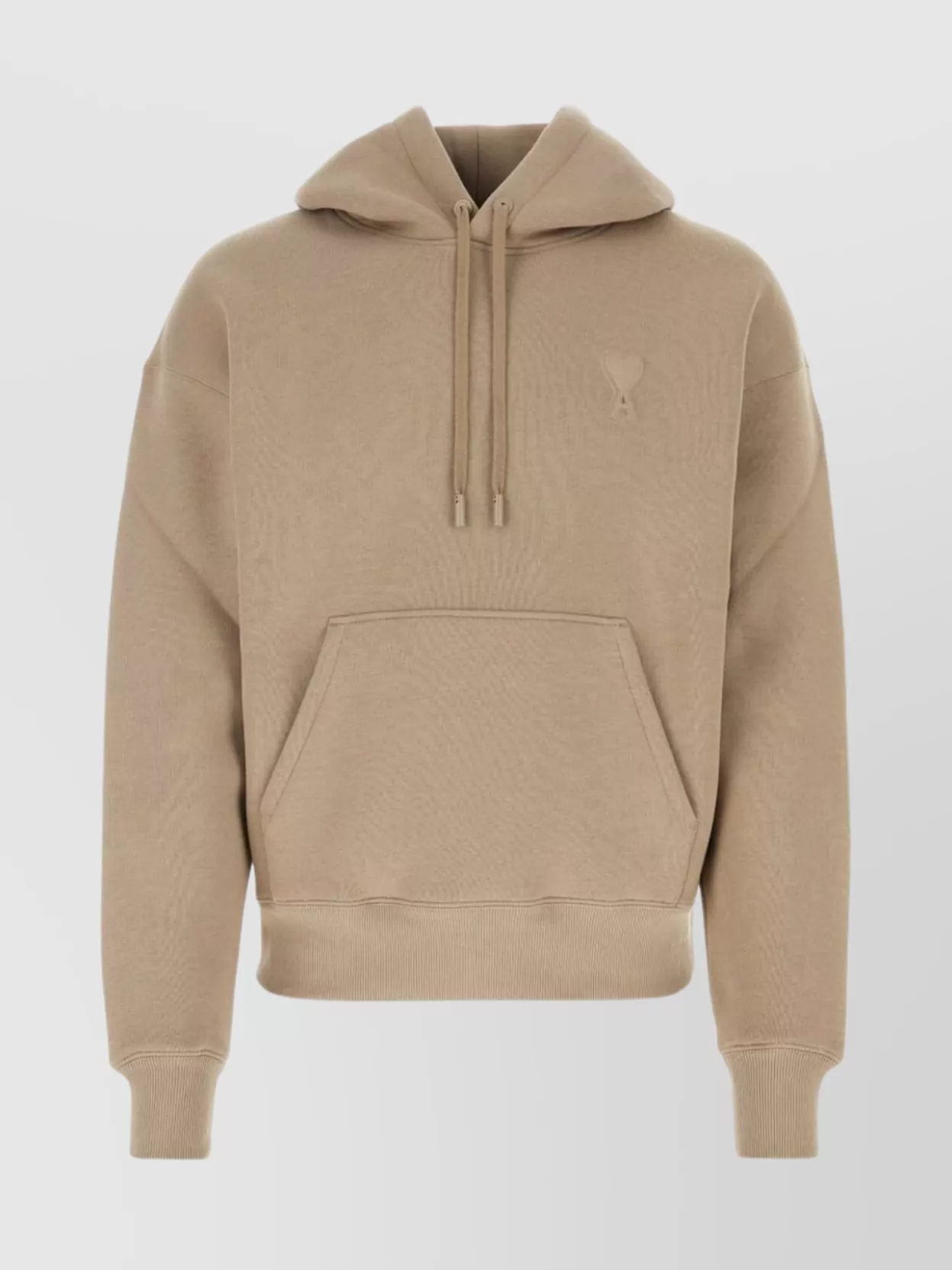 Shop Ami Alexandre Mattiussi Cotton Blend Sweatshirt With Hood And Pocket