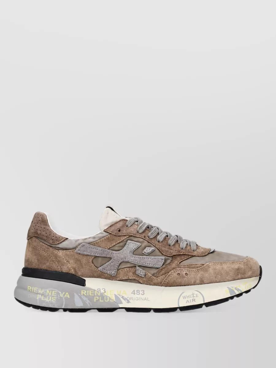 Premiata Leather Low-Top Sneakers