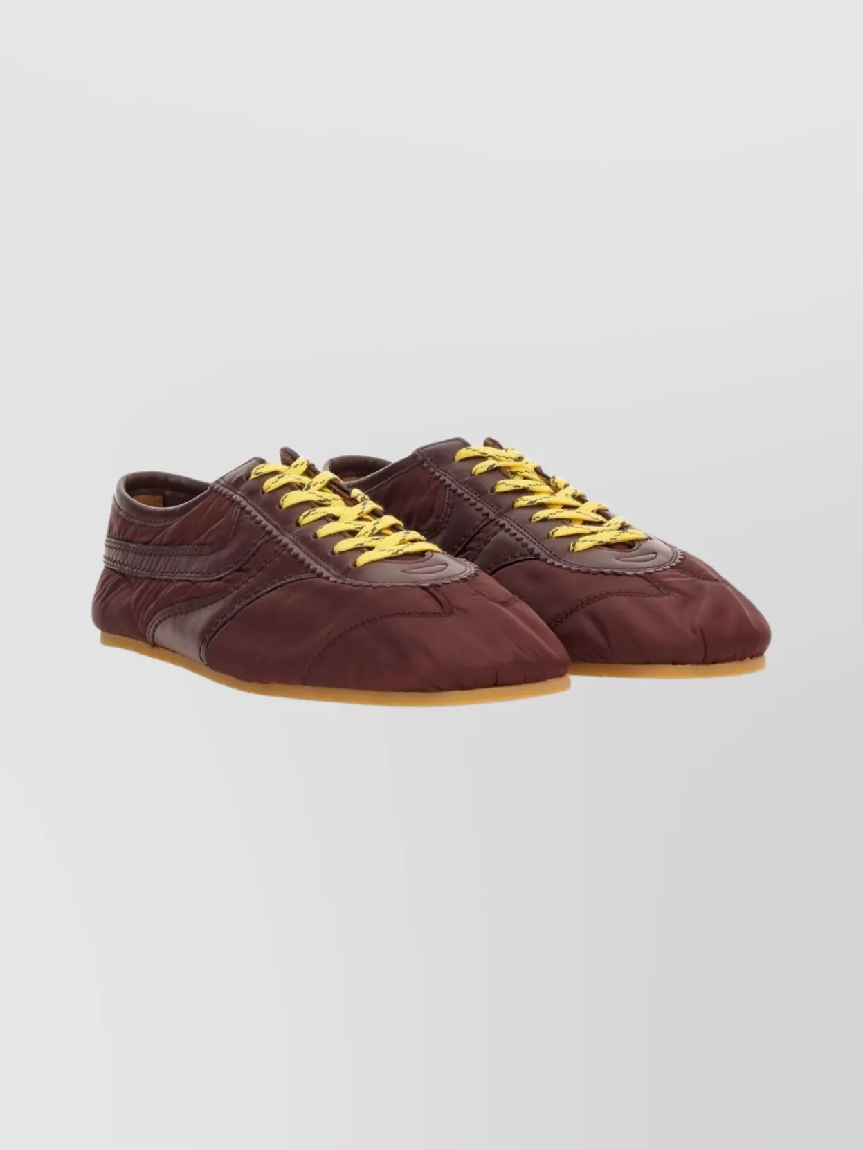 Dries Van Noten Quilted Nappa Leather And Nylon Sneakers