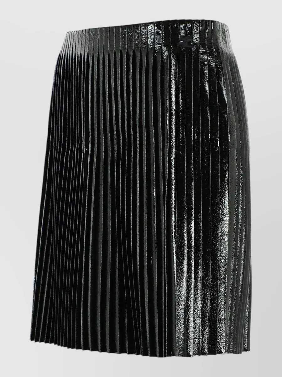 Courrèges Pleated Mini Skirt