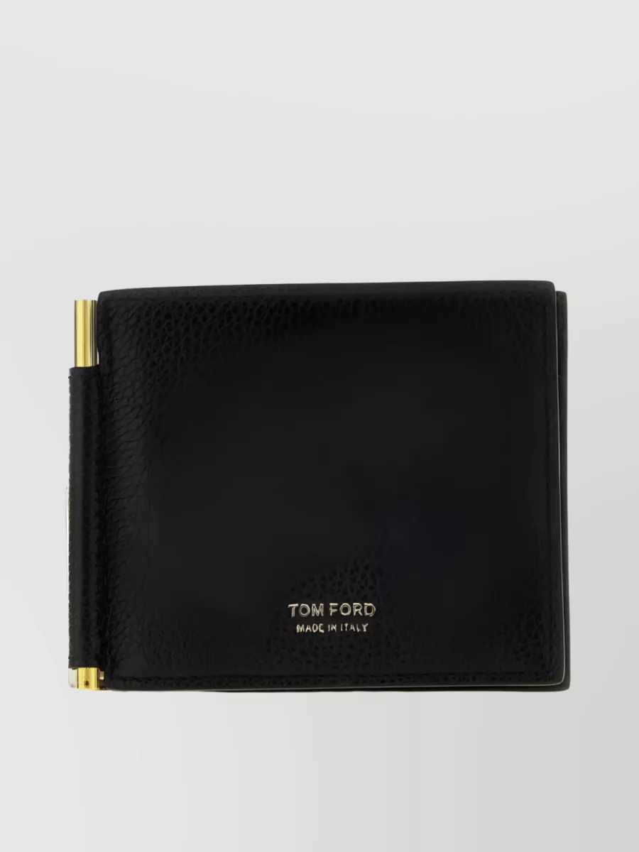 Tom Ford Money Clip Wallet In Black