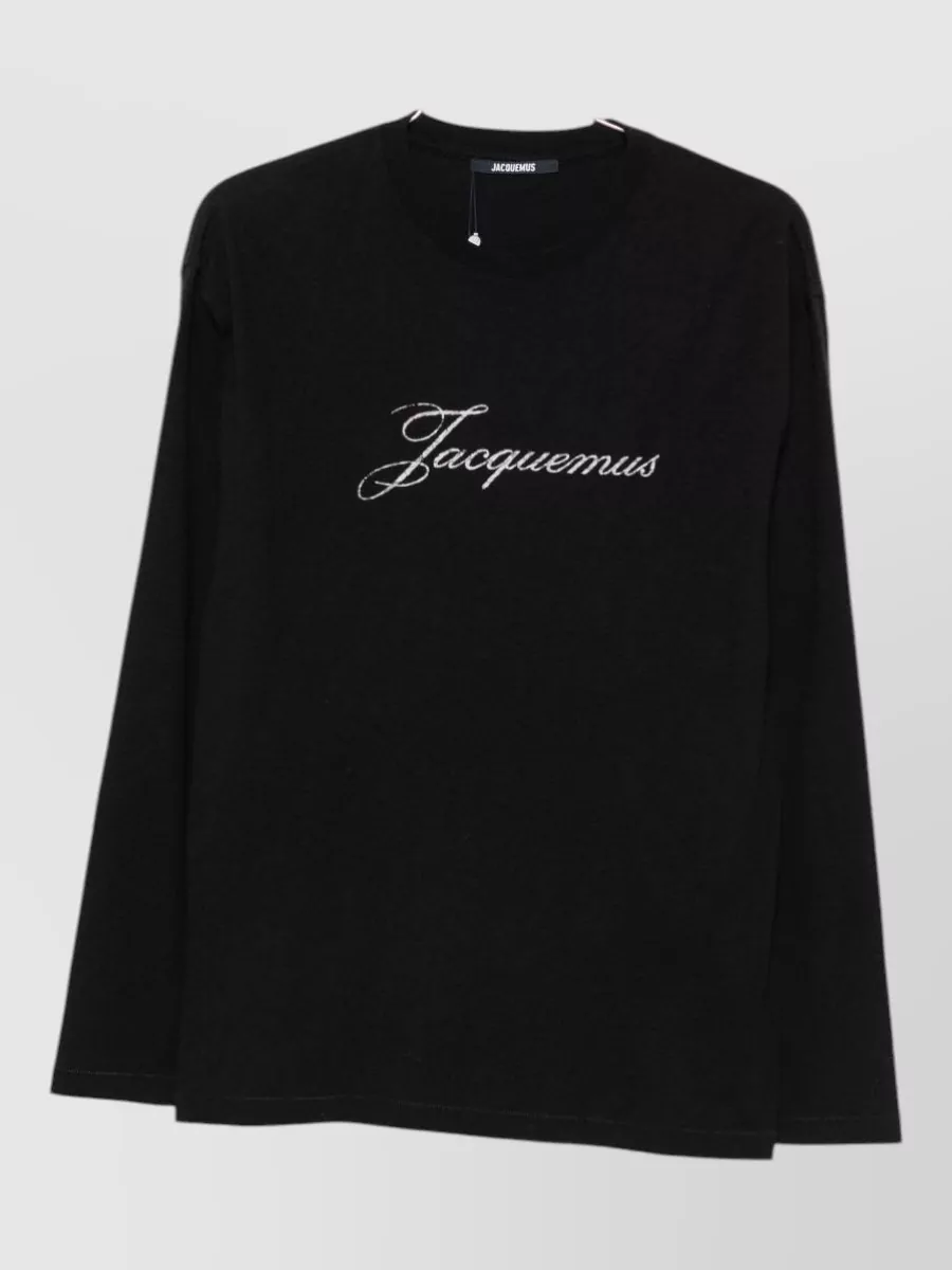 Jacquemus Logo cotton long-sleeve t-shirt