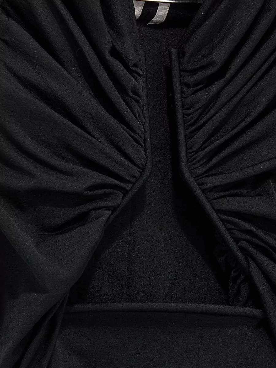 Rick Owens 'Prong' Cropped Hooded Top