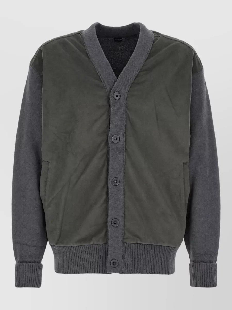 Nanamica wool blend cardigan