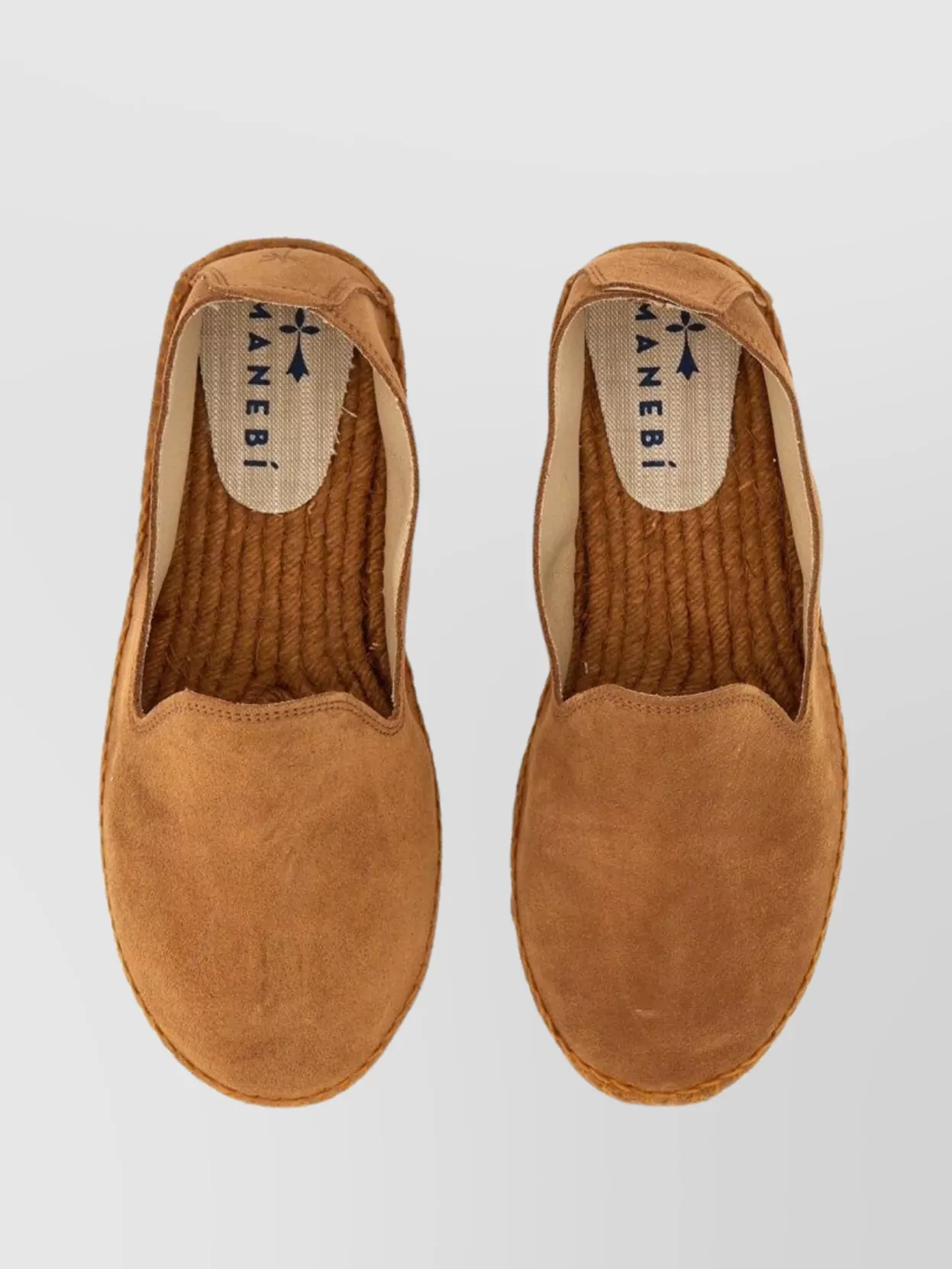 Manebi Suede Espadrille Jute Sole