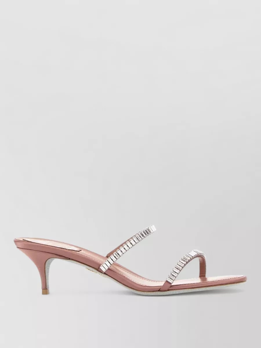 Rene Caovilla Satin Mules