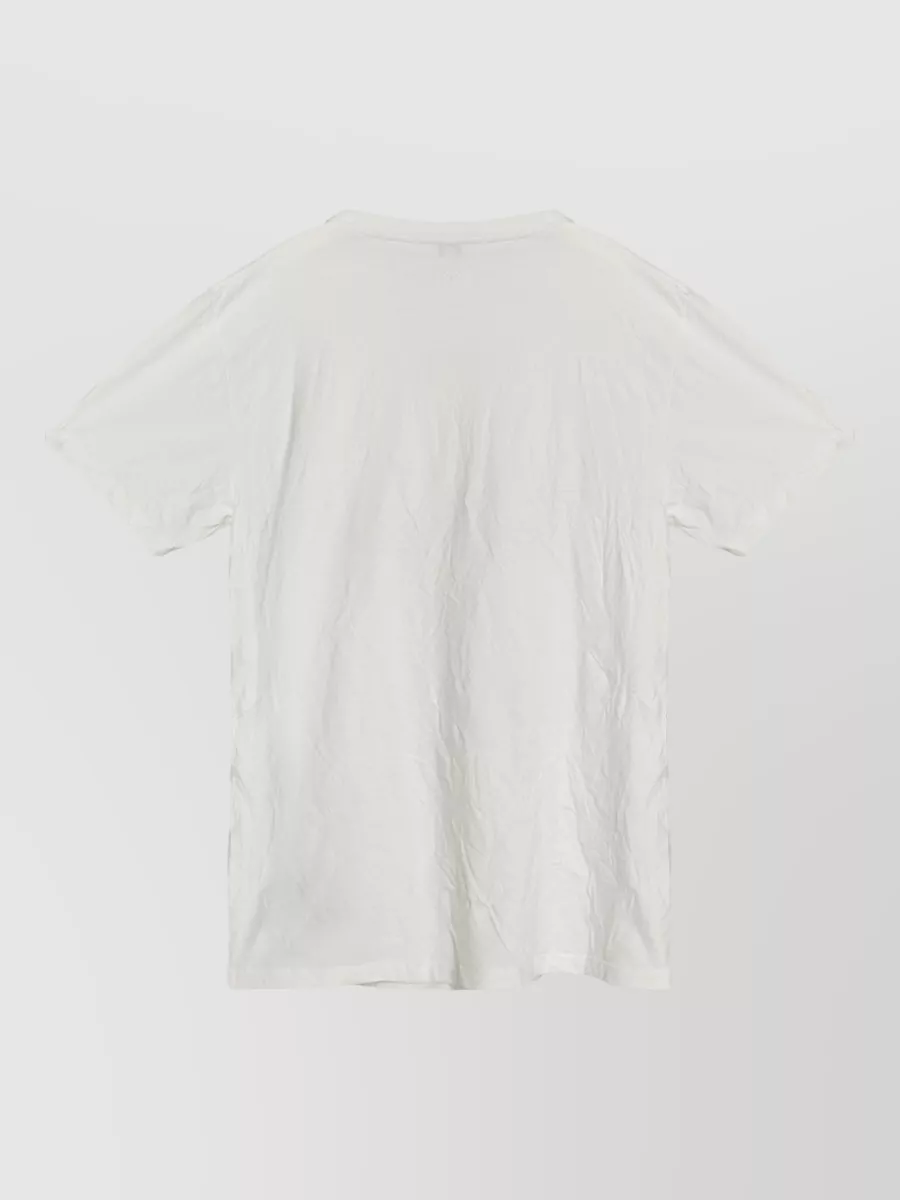 Loewe Crinkled Logo Print Draped T-Shirt
