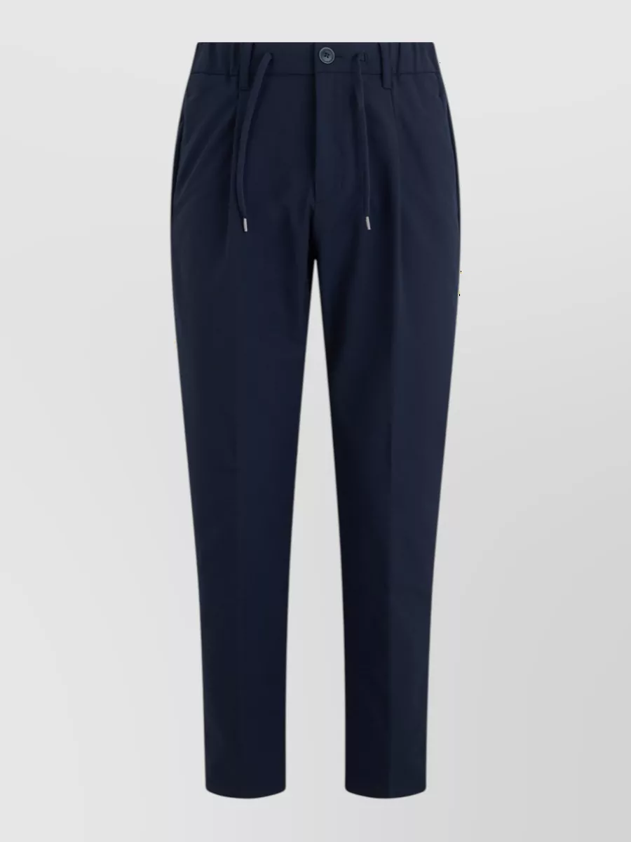 Herno polyester elastic-waist chino shorts