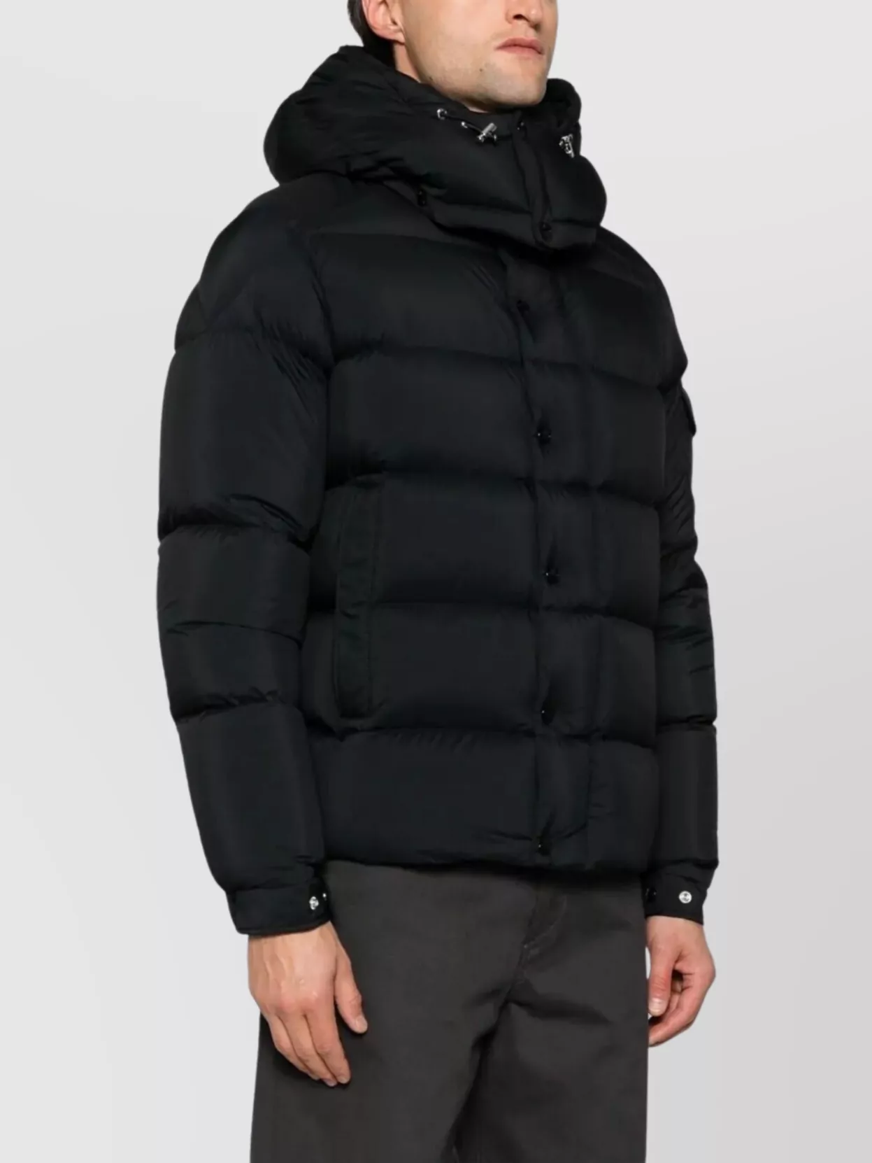 Moncler Maya 70 Hooded Short Down Jacket