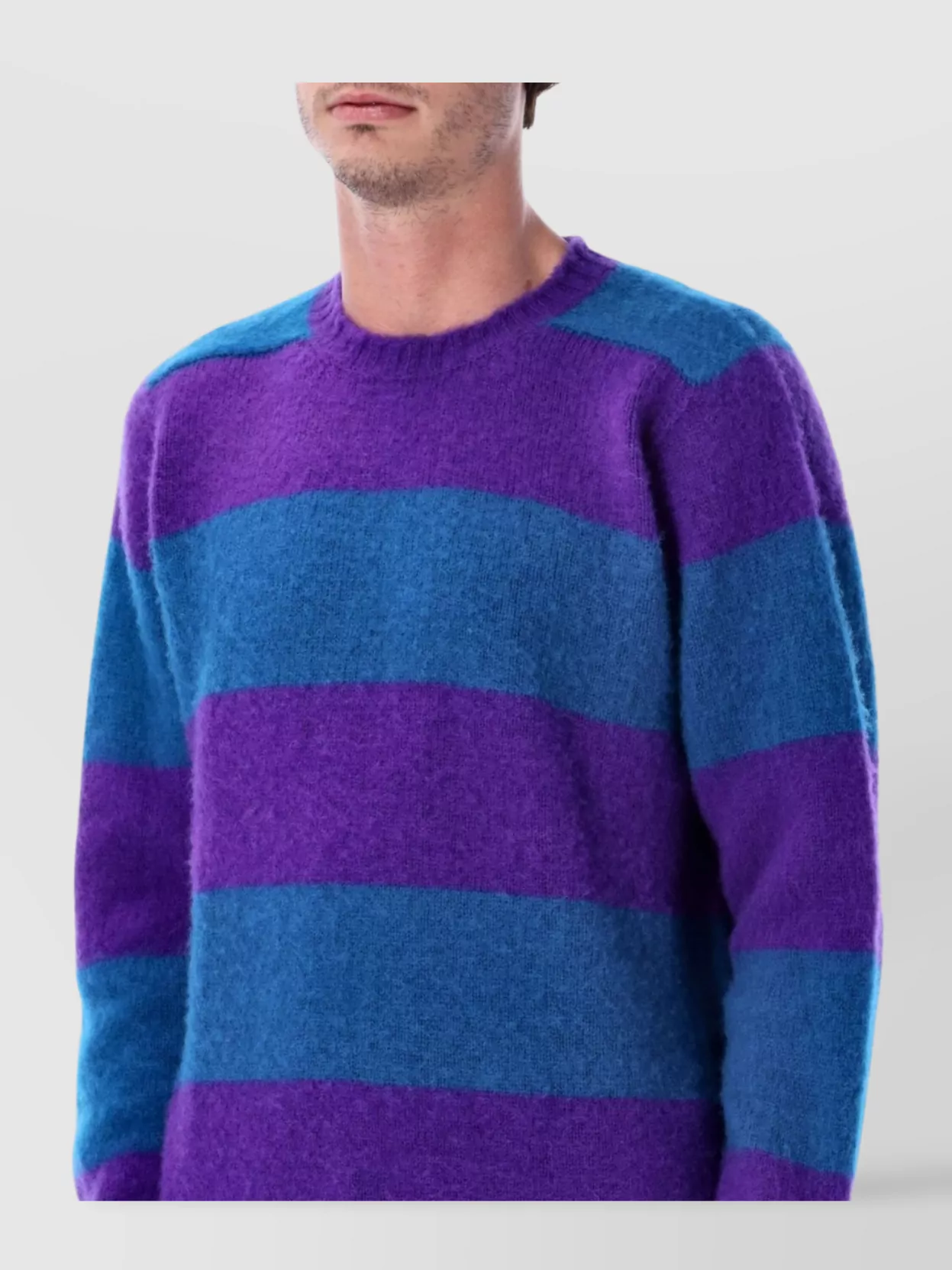Howlin' Striped-pattern Crew-neck Sweater