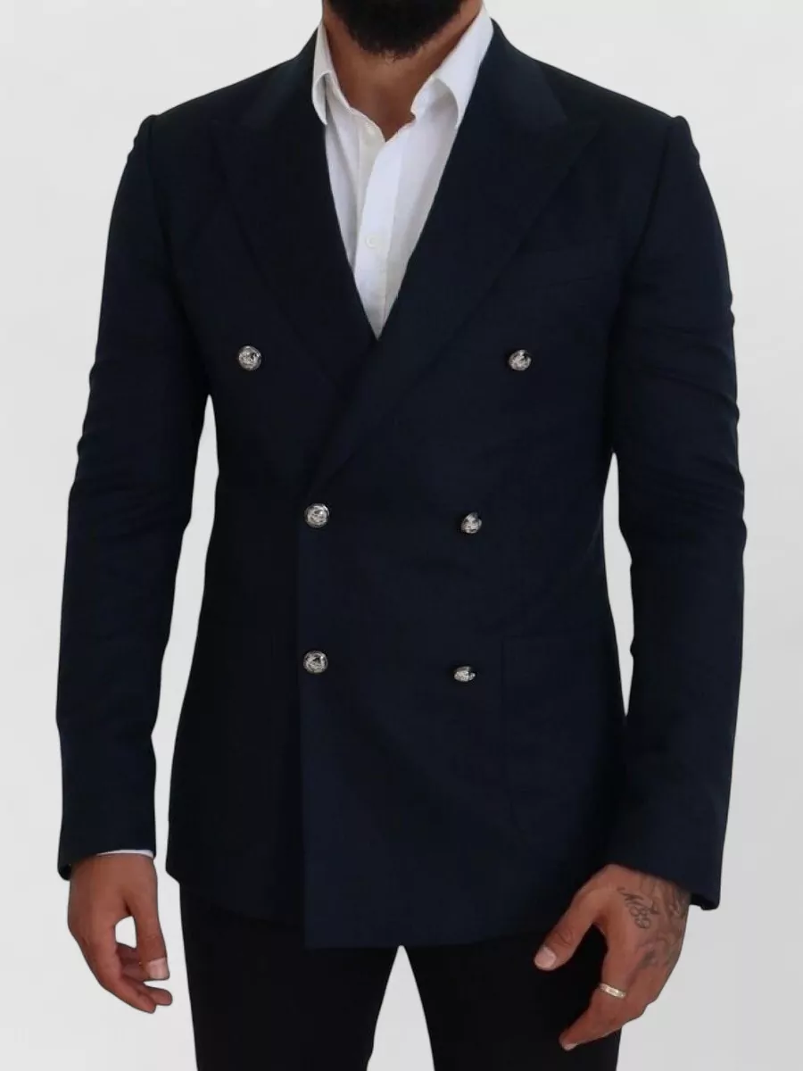 Dolce&Gabbana cashmere silk double-breasted blazer