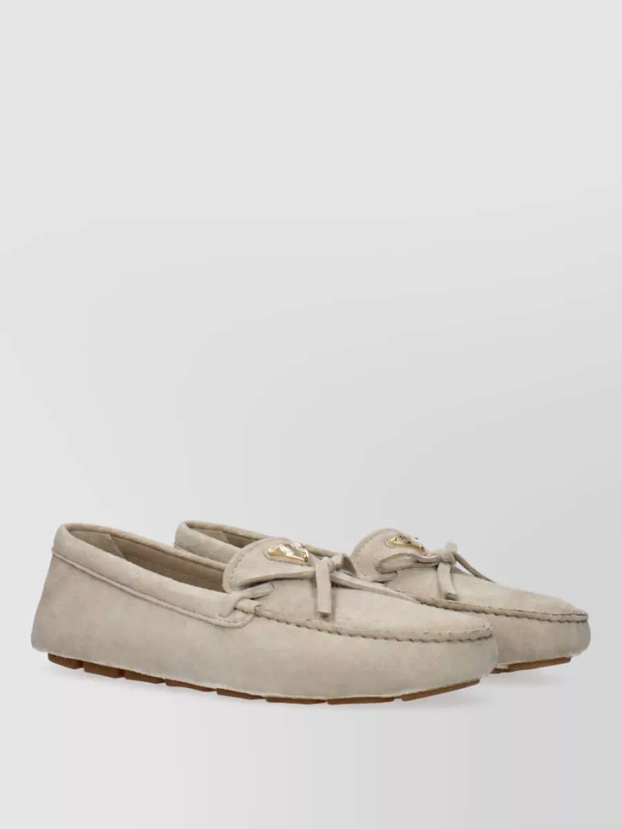 Prada suede leather mules