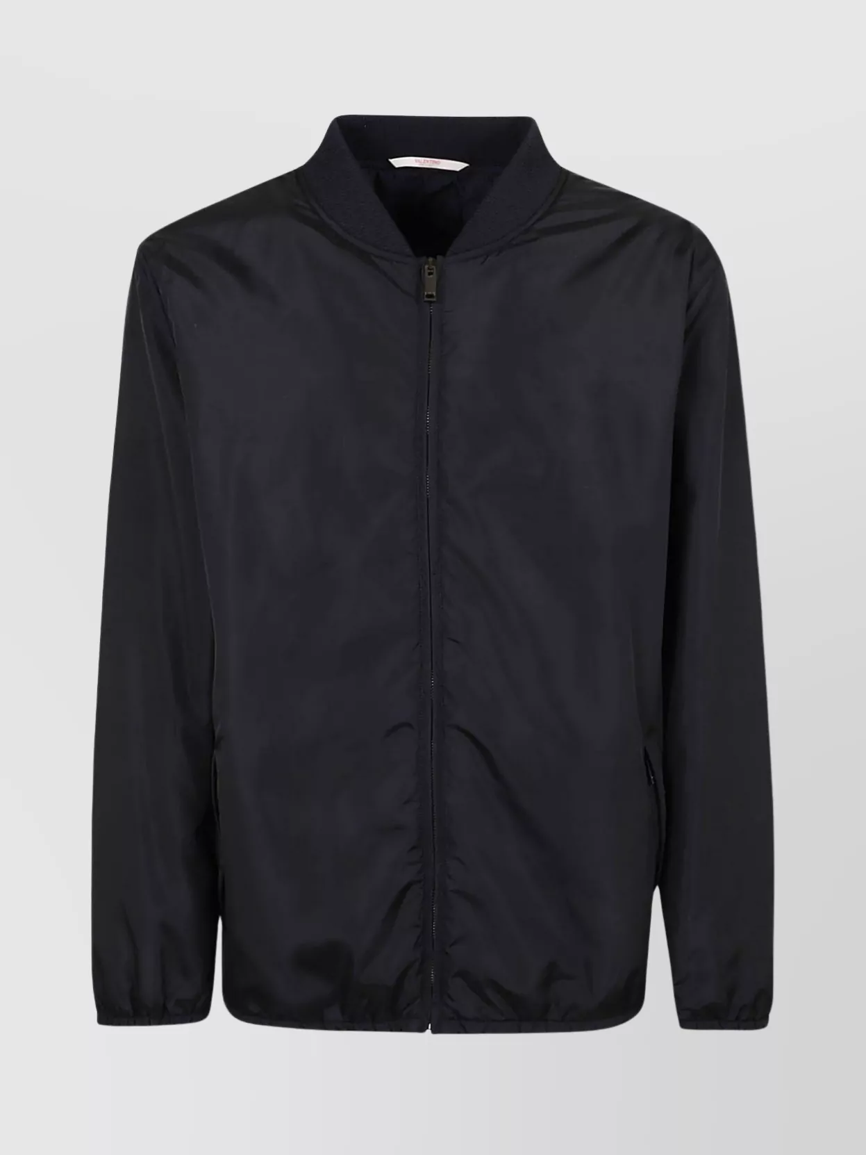 Valentino Laser Detail Jacket Elasticated Finishes In Blue