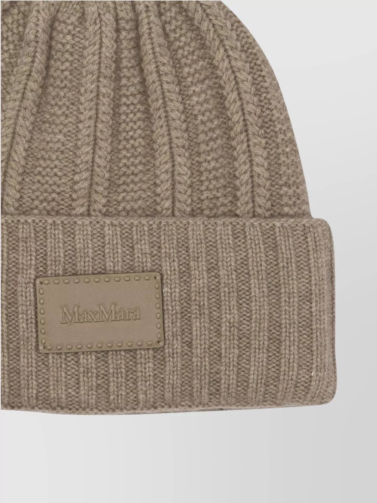 Max Mara Cashmere Beanie Featuring Folded Cuff