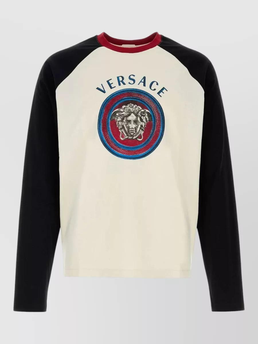 Versace regular-fit printed cotton t-shirt