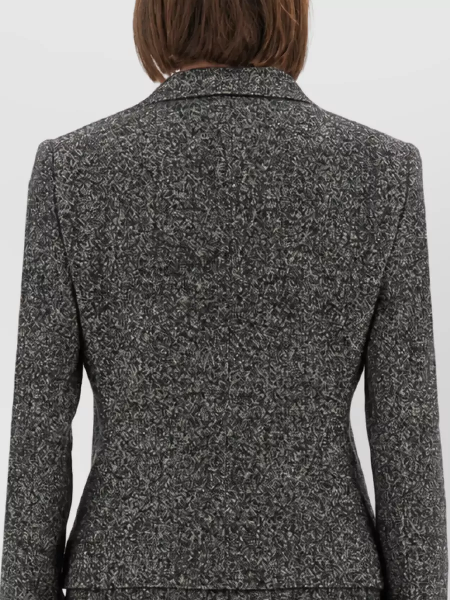 Dolce&Gabbana Single-Breasted Wool-Blend Suit Jacket