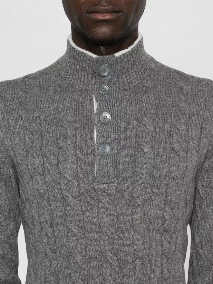 Barba Napoli Wool Polo Sweater