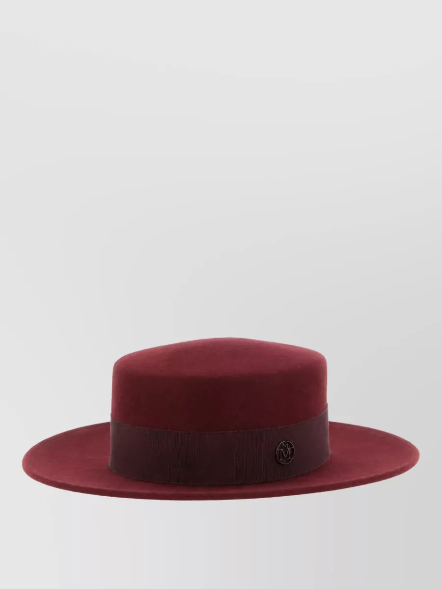 Maison Michel wool felt boater hat
