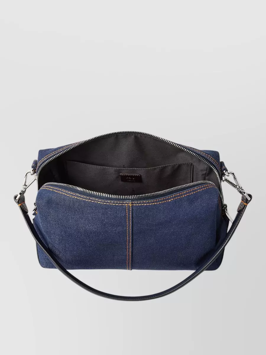 Fendi Leather Medium Crossbody Bag