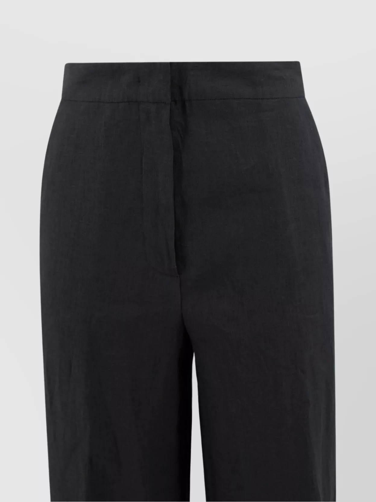 S Max Mara High Waist Wide-leg Trousers With Side Pockets