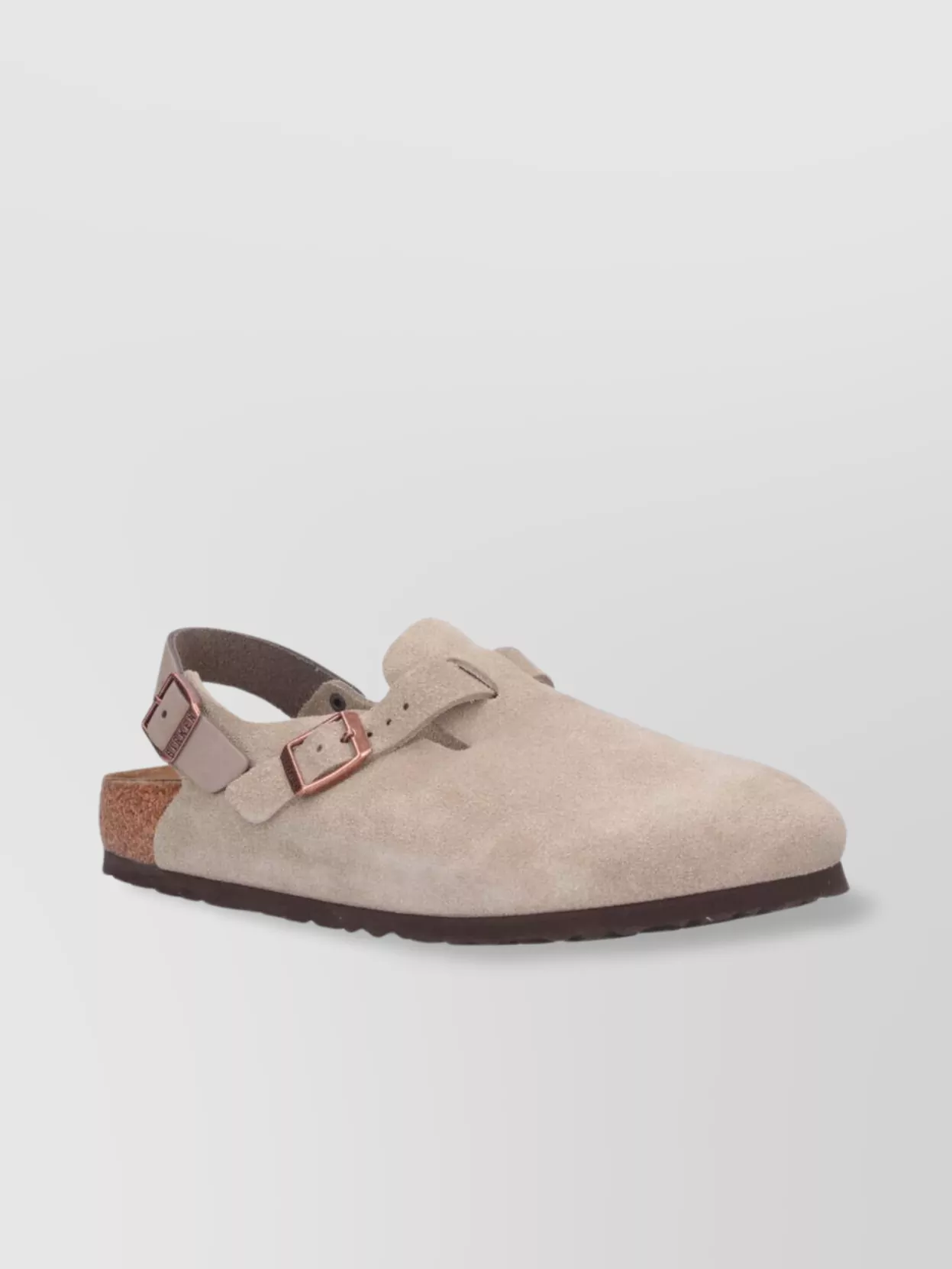 Birkenstock Suede Finish Rubber Sole Slingback Sandals