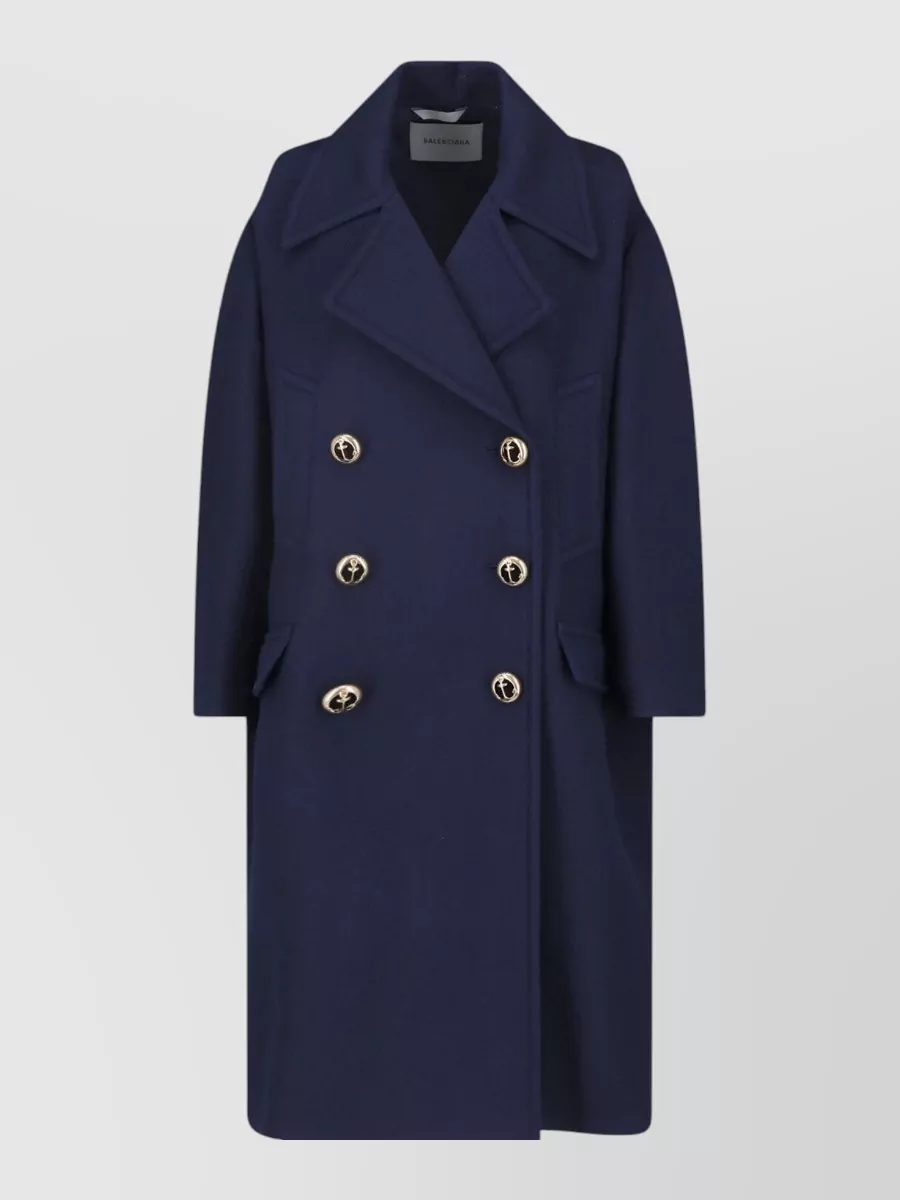 Balenciaga double-breasted wool coat
