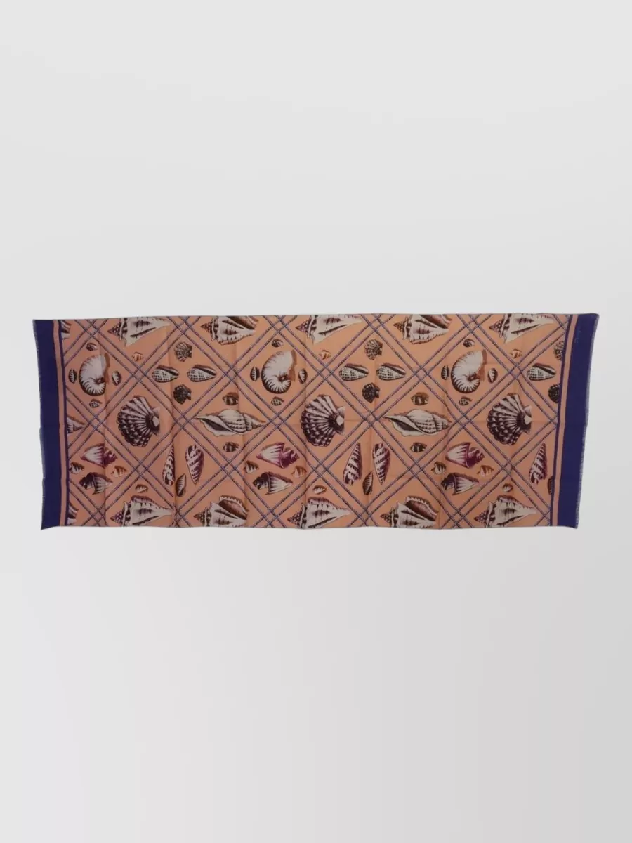 Dolce&Gabbana linen printed scarf