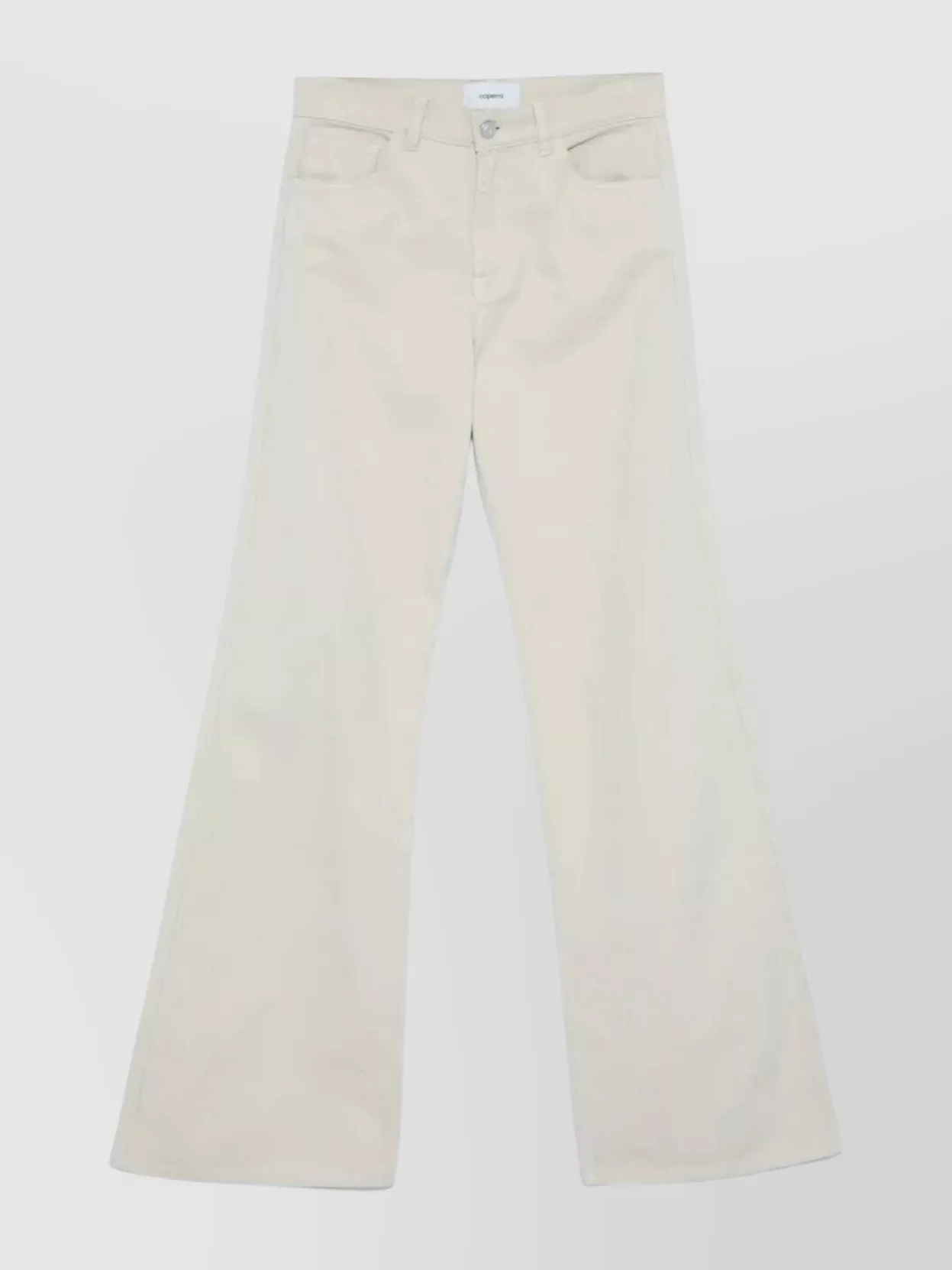 Coperni Trousers Wide-leg Denim Back Pockets In Gray