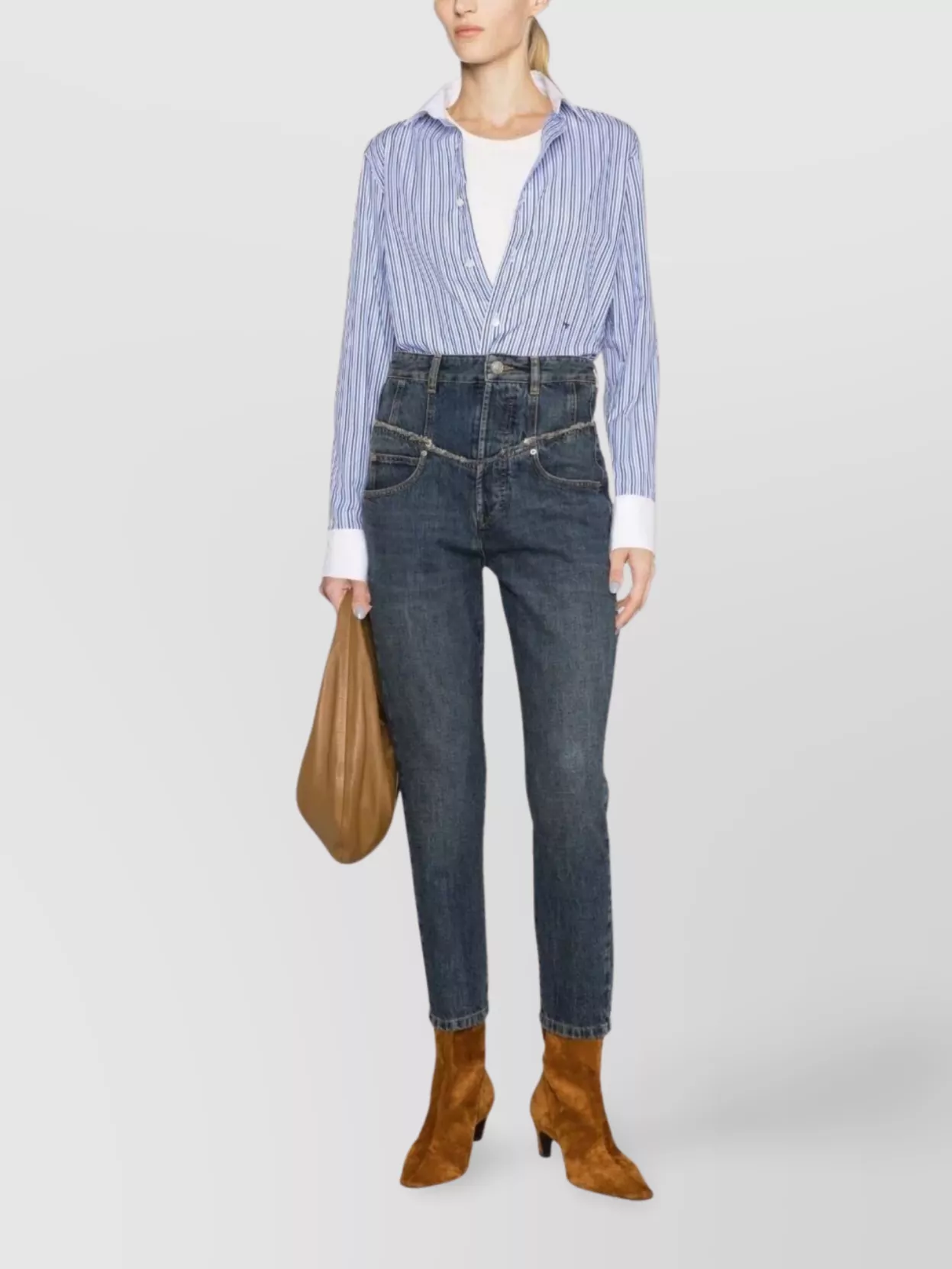 Isabel Marant Oliviani High-rise Skinny-leg Jeans In Blue