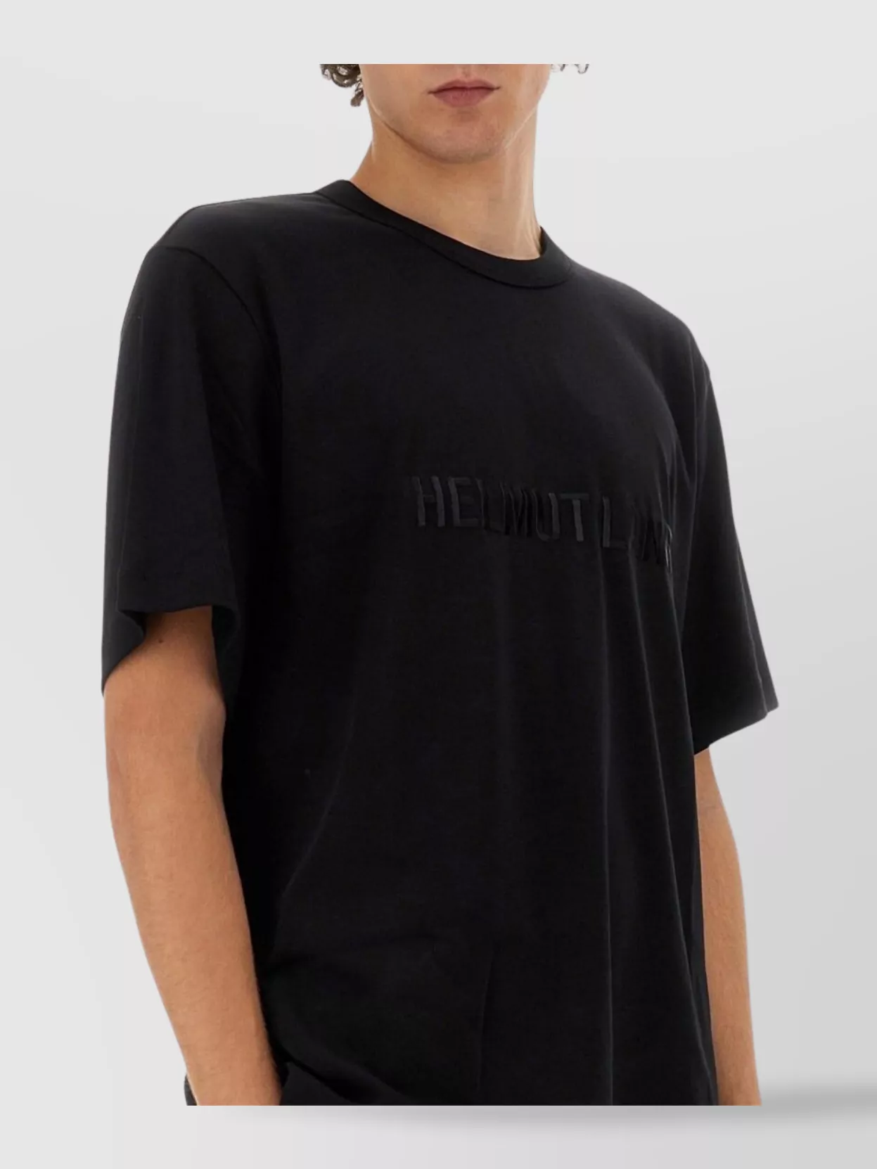 Helmut Lang Logo Crew Neck T-Shirt