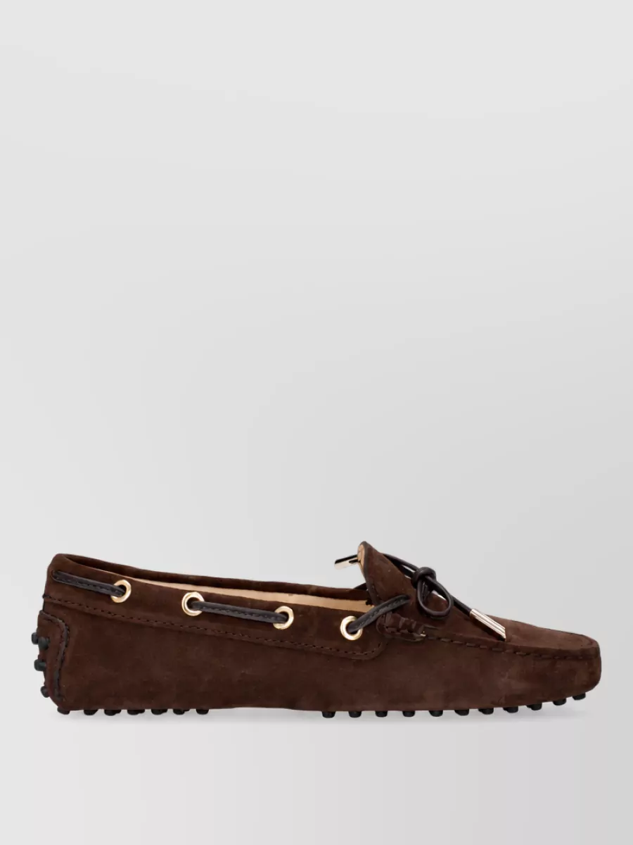 Tod's Suede Leather Loafers